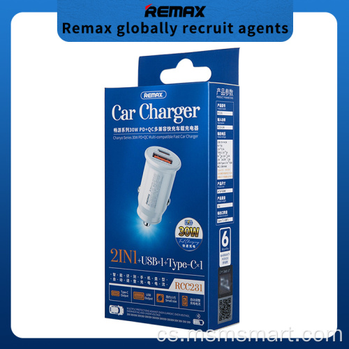 Remax RCC231 Type-c *1 USB*1 Automaticky